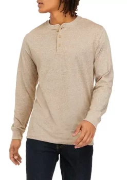 Cheap 👍 Ocean + Coast® Long Sleeve Jaspe Henley 👕 Shirt 🔔 -Ocean & Coast Sales Store Belk 10