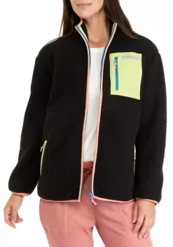 Outlet ✔️ Ocean + Coast® 👩 Women's Sherpa Full Zip Jacket 👍 -Ocean & Coast Sales Store Belk 101