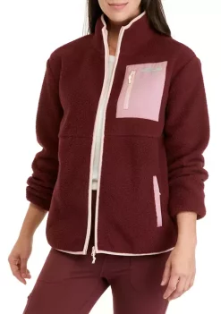 Outlet ✔️ Ocean + Coast® 👩 Women's Sherpa Full Zip Jacket 👍 -Ocean & Coast Sales Store Belk 102