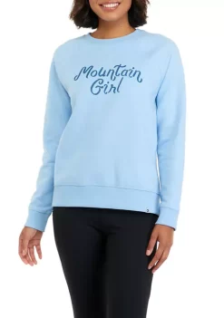Budget 🤩 Ocean + Coast® 👩 Women's Mountain Logo Graphic Pullover ⌛ -Ocean & Coast Sales Store Belk 1073