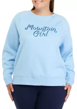 Outlet 🤩 Ocean + Coast® Plus Size Long Sleeve Graphic Sweatshirt 🎁 -Ocean & Coast Sales Store Belk 1089