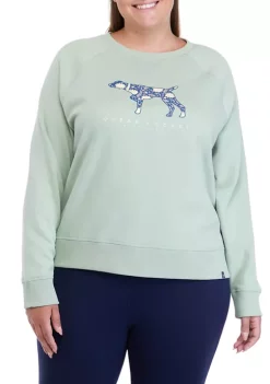 Outlet 🤩 Ocean + Coast® Plus Size Long Sleeve Graphic Sweatshirt 🎁 -Ocean & Coast Sales Store Belk 1090
