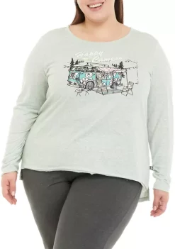 Buy 🥰 Ocean + Coast® Plus Size Long Sleeve Graphic T-Shirt ⭐ -Ocean & Coast Sales Store Belk 1159