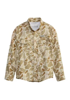 Budget ✨ Ocean + Coast® Boys 4-7 Long Sleeve Printed Fishing 👕 Shirt 🌟 -Ocean & Coast Sales Store Belk 1216