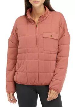 Best reviews of 😍 Ocean + Coast® 👩 Women's Long Sleeve Quarter Zip Knit Puffer Jacket 🔥 -Ocean & Coast Sales Store Belk 1225