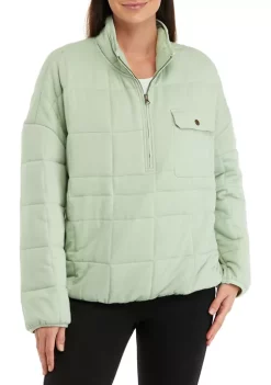 Best reviews of 😍 Ocean + Coast® 👩 Women's Long Sleeve Quarter Zip Knit Puffer Jacket 🔥 -Ocean & Coast Sales Store Belk 1226
