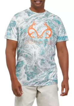 Deals ⌛ Ocean + Coast® Big & Tall Ocean Print Graphic T-Shirt 😀 -Ocean & Coast Sales Store Belk 1243