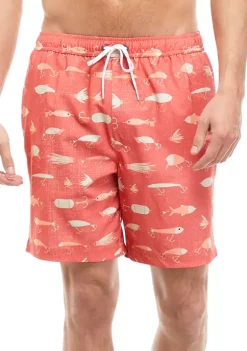 Buy 🥰 Ocean + Coast® 7" Printed Swim Shorts 👍 -Ocean & Coast Sales Store Belk 1272