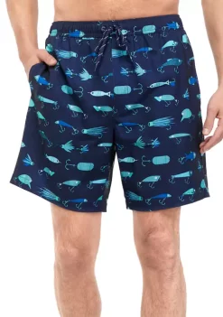 Buy 🥰 Ocean + Coast® 7" Printed Swim Shorts 👍 -Ocean & Coast Sales Store Belk 1277