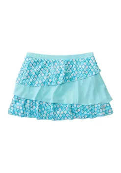 New ❤️ Ocean + Coast® 👧 Girls 7-16 Stripe Skort 😀