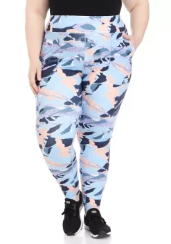 Promo 🔔 Ocean + Coast® Plus Size Full Length Printed Cargo Leggings ✨