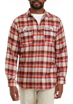 Brand new 🧨 Ocean + Coast® Big & Tall Long Sleeve Flannel 👚 Shirt 👍 -Ocean & Coast Sales Store Belk 130