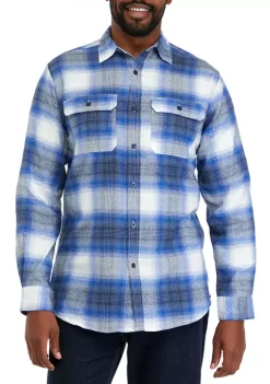 Brand new 🧨 Ocean + Coast® Big & Tall Long Sleeve Flannel 👚 Shirt 👍 -Ocean & Coast Sales Store Belk 131