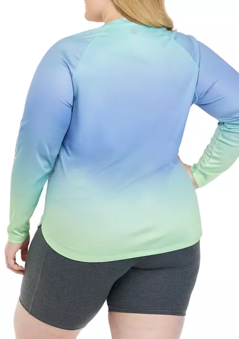 Cheapest 😀 Ocean + Coast® Plus Size Long Sleeve UPF Knit Top ✨ 4 Cheapest 😀 Ocean + Coast® Plus Size Long Sleeve UPF Knit Top ✨ - Image 2
