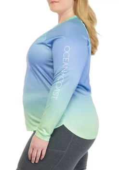 Cheapest 😀 Ocean + Coast® Plus Size Long Sleeve UPF Knit Top ✨ 9 Cheapest 😀 Ocean + Coast® Plus Size Long Sleeve UPF Knit Top ✨ -Ocean & Coast Sales Store Belk 1312