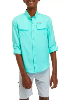 Cheap ❤️ Ocean + Coast® Boys 8-20 Long Sleeve Solid Fish 👕 Shirt 🧨 -Ocean & Coast Sales Store Belk 1342