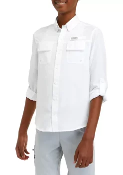 Cheap ❤️ Ocean + Coast® Boys 8-20 Long Sleeve Solid Fish 👕 Shirt 🧨 -Ocean & Coast Sales Store Belk 1344
