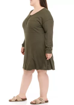 Deals 😍 Ocean + Coast® Plus Size Waffle Knit 👗 Dress 😀 -Ocean & Coast Sales Store Belk 1350
