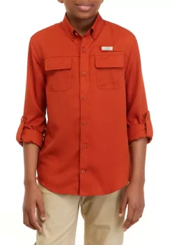 Coupon 🔥 Ocean + Coast® Boys 8-20 Long Sleeve Fishing 👚 Shirt 🔔 -Ocean & Coast Sales Store Belk 1357