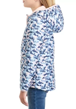 New 👍 Ocean + Coast® 👧 Girls 7-16 Camo Print Puffer Jacket ✔️ -Ocean & Coast Sales Store Belk 1361