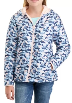 New 👍 Ocean + Coast® 👧 Girls 7-16 Camo Print Puffer Jacket ✔️ -Ocean & Coast Sales Store Belk 1362