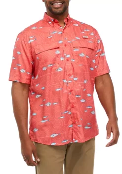 Brand new 🧨 Ocean + Coast® Big & Tall Printed Fishing 👕 Shirt ⌛ -Ocean & Coast Sales Store Belk 1383