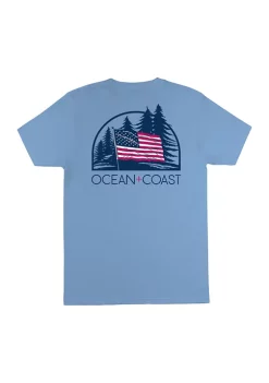 Budget 🎁 Ocean + Coast® Big & Tall Short Sleeve Americana Graphic T-Shirt 🛒 -Ocean & Coast Sales Store Belk 1396