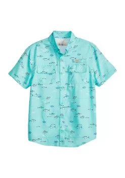 Best reviews of 🛒 Ocean + Coast® Boys 8-20 Short Sleeve Printed Fishing 👕 Shirt ✔️ -Ocean & Coast Sales Store Belk 1402