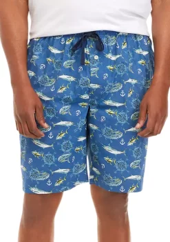 Top 10 😍 Ocean + Coast® Big & Tall Print Pajama Shorts ❤️ -Ocean & Coast Sales Store Belk 1407