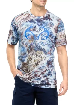 Discount ⭐ Ocean + Coast® X RealTree Short Sleeve Performance Aspect T-Shirt 🧨 -Ocean & Coast Sales Store Belk 1429