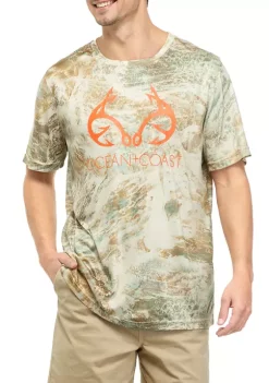 Discount ⭐ Ocean + Coast® X RealTree Short Sleeve Performance Aspect T-Shirt 🧨 -Ocean & Coast Sales Store Belk 1430