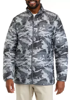 Best Pirce 🎁 Ocean + Coast® Big & Tall Camo Print Puffer Jacket ⭐