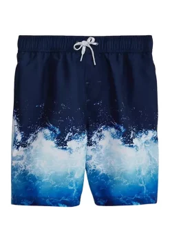 Best reviews of 😉 Ocean + Coast® Boys 8-20 Printed Swim Trunks ⭐ -Ocean & Coast Sales Store Belk 1498