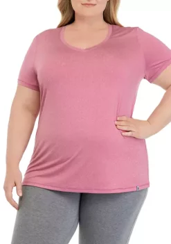 Coupon 🌟 Ocean + Coast® Plus Size V-Neck Solid T-Shirt ✔️ -Ocean & Coast Sales Store Belk 1507