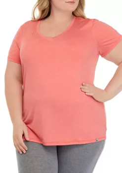 Coupon 🌟 Ocean + Coast® Plus Size V-Neck Solid T-Shirt ✔️ -Ocean & Coast Sales Store Belk 1510