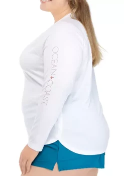 New 😉 Ocean + Coast® Long Sleeve UPF Knit Top 😉 -Ocean & Coast Sales Store Belk 1523
