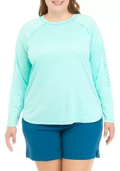 New 😉 Ocean + Coast® Long Sleeve UPF Knit Top 😉 -Ocean & Coast Sales Store Belk 1525