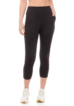 Discount 🌟 Ocean + Coast® 👩 Women's Solid Cargo Capri Leggings ⭐ -Ocean & Coast Sales Store Belk 1539