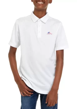 Coupon ⭐ Ocean + Coast® Boys 8-20 Short Sleeve Fishing Polo 😀 -Ocean & Coast Sales Store Belk 1573