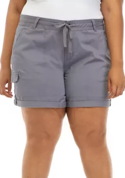 Cheapest 🔥 Ocean + Coast® Plus Size Mid Rise Cargo Shorts 🤩 -Ocean & Coast Sales Store Belk 1611