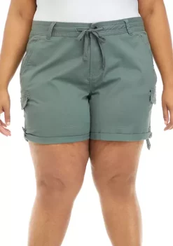 Cheapest 🔥 Ocean + Coast® Plus Size Mid Rise Cargo Shorts 🤩 -Ocean & Coast Sales Store Belk 1613