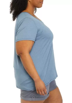 Best reviews of 💯 Ocean + Coast® Plus Size Short Sleeve V-Neck T-Shirt 💯 -Ocean & Coast Sales Store Belk 1616