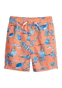 Buy 🧨 Ocean + Coast® Boys 4-7 Printed Swim Trunks 🛒 -Ocean & Coast Sales Store Belk 1640