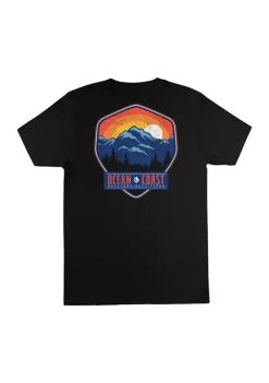 Discount 🎁 Ocean + Coast® Big & Tall Short Sleeve Badger Graphic T-Shirt ⌛ -Ocean & Coast Sales Store Belk 1672