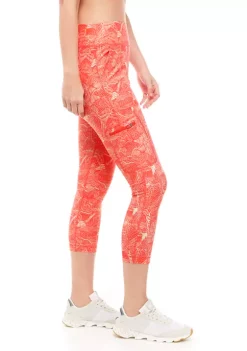 Cheapest ⌛ Ocean + Coast® 👩 Women's Printed Cargo Capri Leggings 🤩 -Ocean & Coast Sales Store Belk 1689