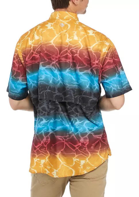 Promo 😀 Ocean + Coast® Short Sleeve Printed Fishing 👕 Shirt ⌛ 2 Promo 😀 Ocean + Coast® Short Sleeve Printed Fishing 👕 Shirt ⌛ - Image 2