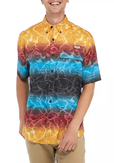 Promo 😀 Ocean + Coast® Short Sleeve Printed Fishing 👕 Shirt ⌛ 4 Promo 😀 Ocean + Coast® Short Sleeve Printed Fishing 👕 Shirt ⌛ - Image 4