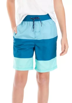 Deals 💯 Ocean + Coast® Boys 8-20 Striped Swim Trunks 🥰 -Ocean & Coast Sales Store Belk 1802