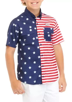 Top 10 🔥 Ocean + Coast® Boys 8-20 Short Sleeve Blocked Fishing 👚 Shirt 🤩