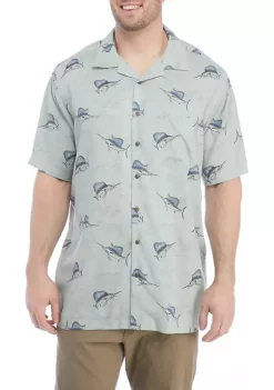 Cheapest 🔔 Ocean + Coast® Big & Tall Short Sleeve Iron Gray Button-Down 👚 Shirt 👍 -Ocean & Coast Sales Store Belk 1830